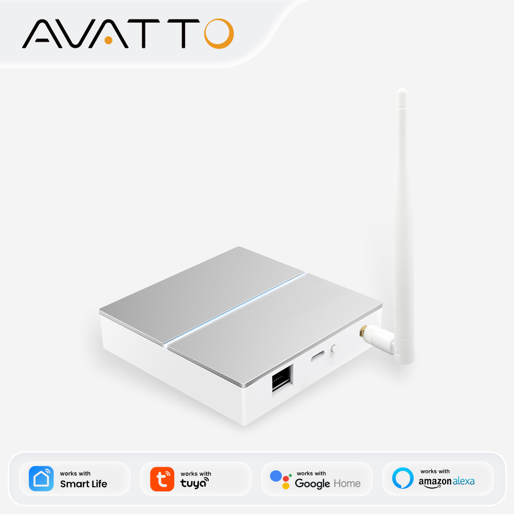 Smart Home Full System - AVATTO Tuya Zigbee Smart Wired Gateway