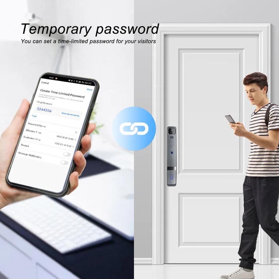 Facial Recognition Fingerprint - Wifi Doorbell Camera のレビューと価格