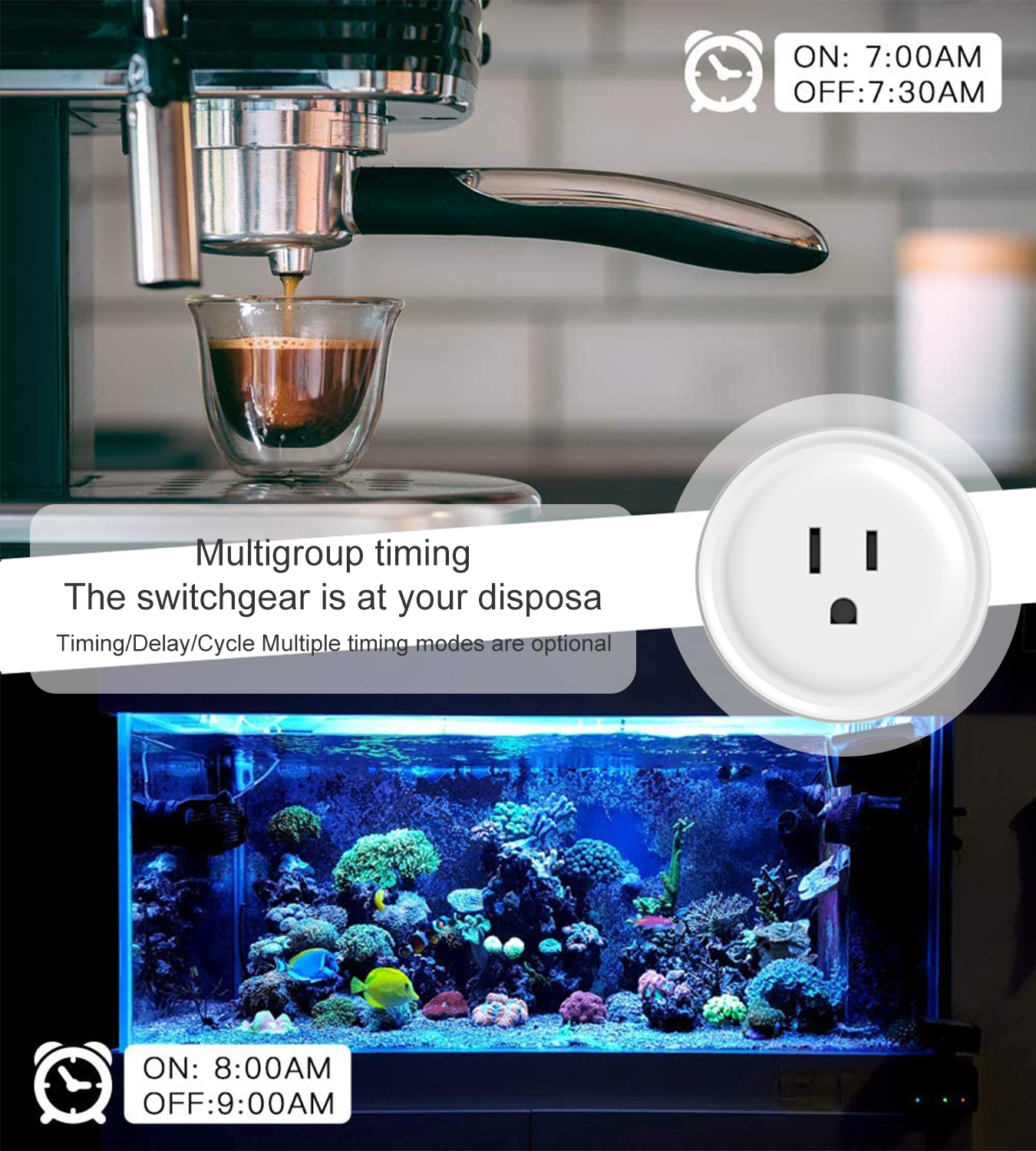 Tuya WiFi US Round 10A Smart P - Wifi Smart Plug のレビューと価格