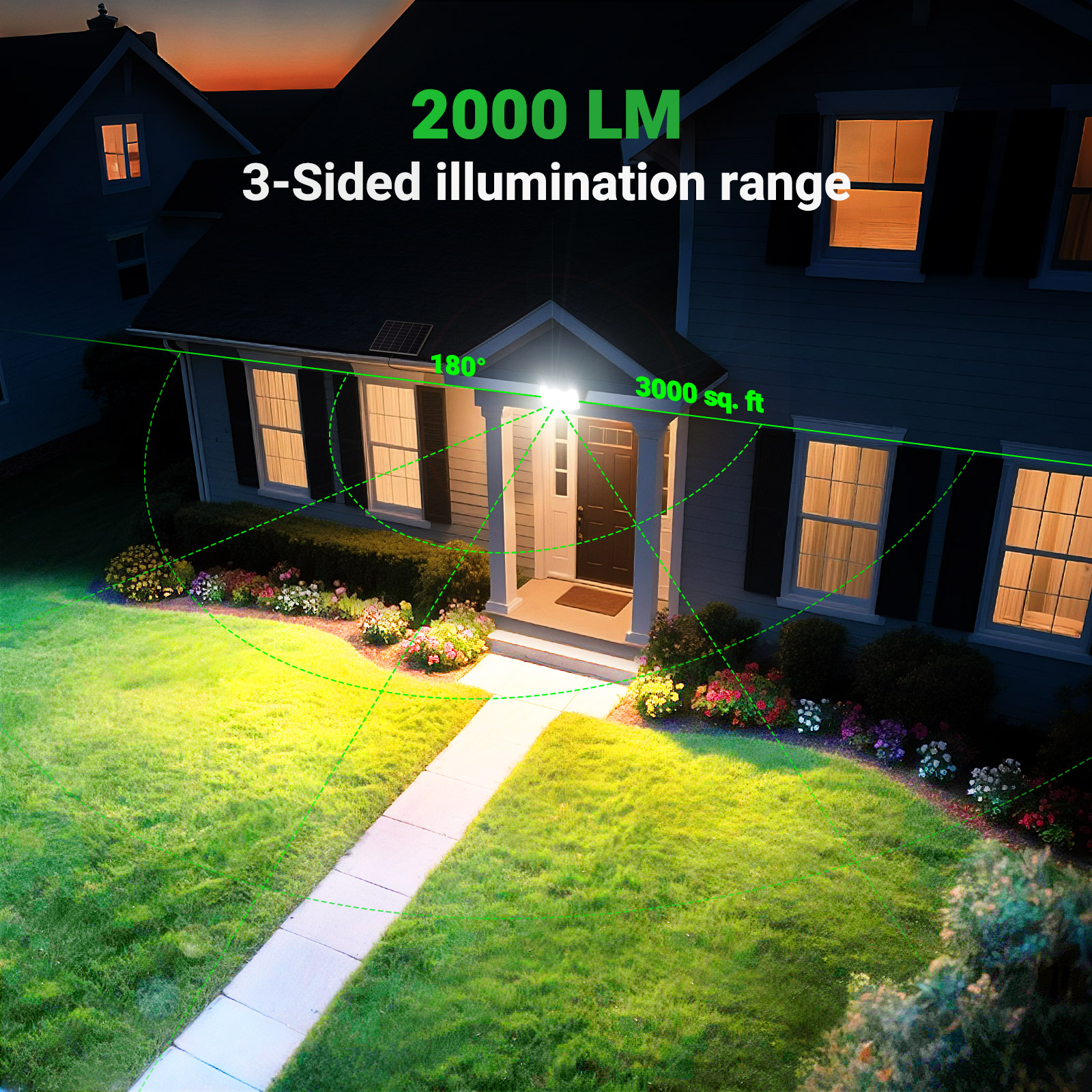 High Bright Solar Lights Outdo - Motion Sensor Light のレビューと価格