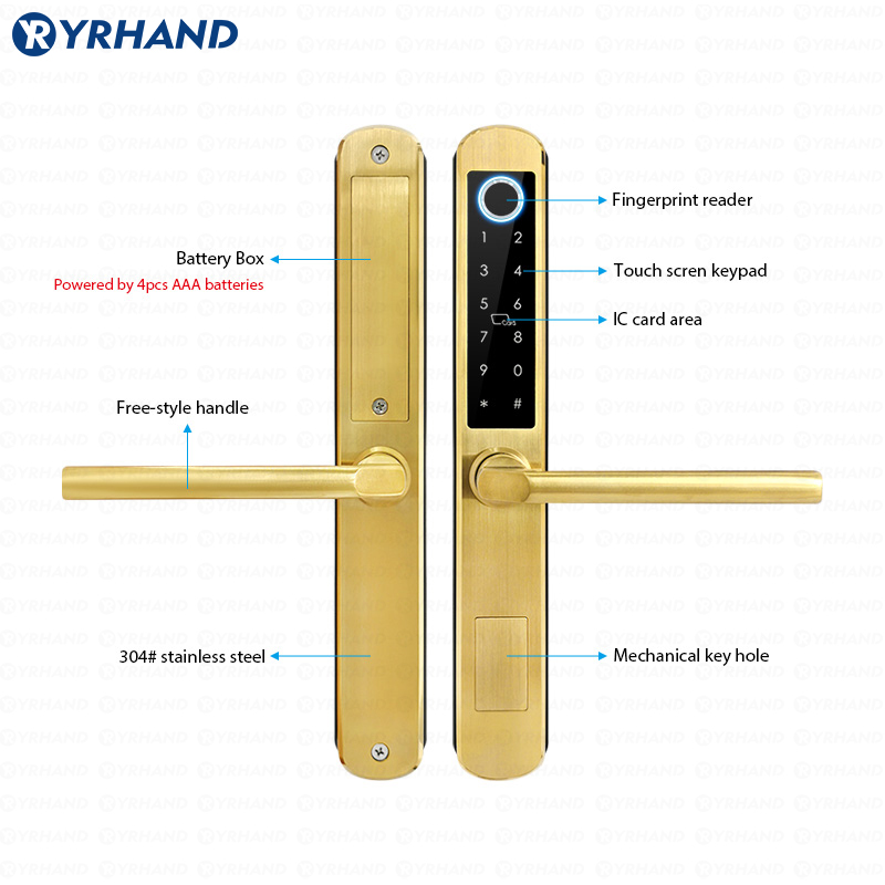 IP66 Gold Stainless steel Slid - Smart Home Keyestudio のレビューと価格
