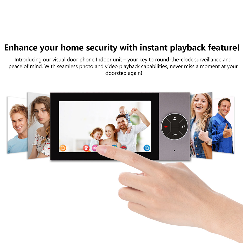 7Inch IPS Screen 2MP 1080P Tuy - Wifi Doorbell Camera のレビューと価格