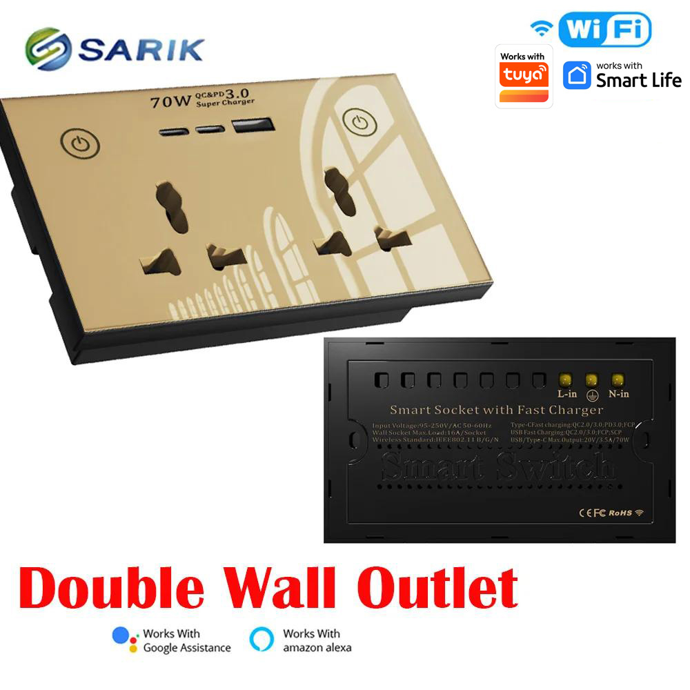 Smart Home Wifi Wall Socket Cr - Smart Home Touchscreen Control Panel のレビューと価格