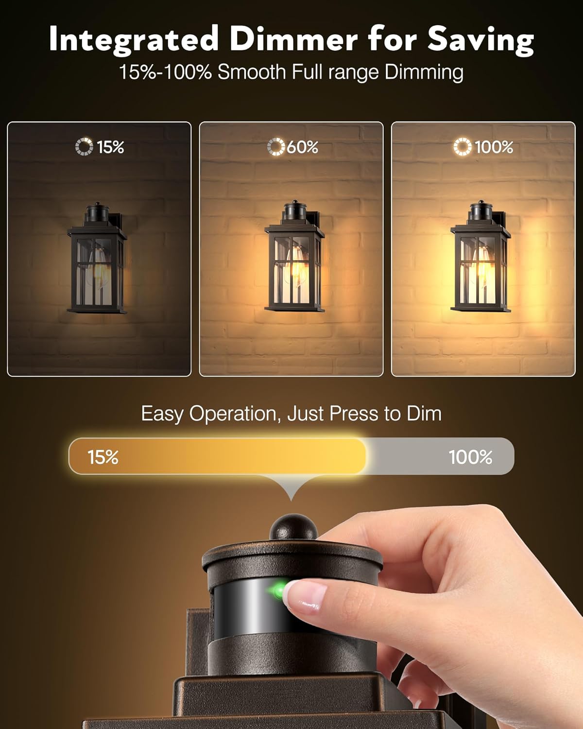 Oil Rubbed Bronze Porch Light  - Motion Sensor Light のレビューと価格