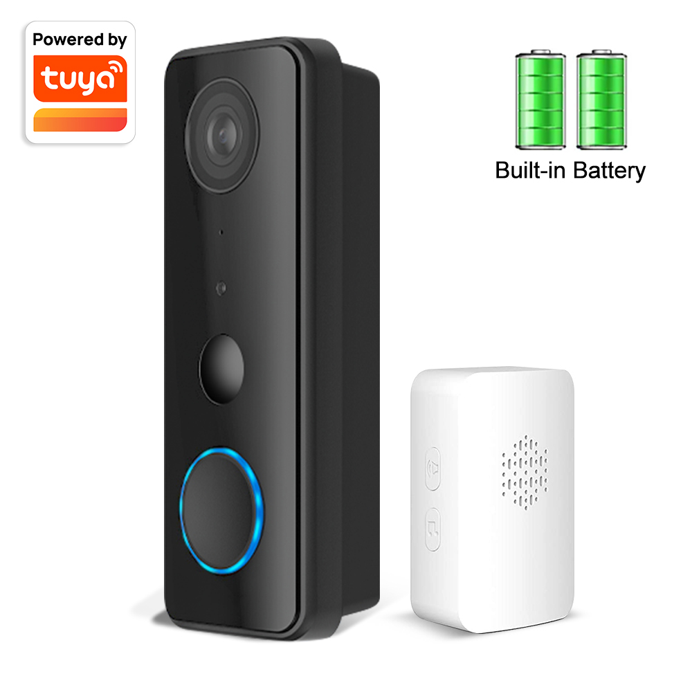 2MP 1080P Tuya APP Bluetooth   - Wifi Doorbell Camera のレビューと価格