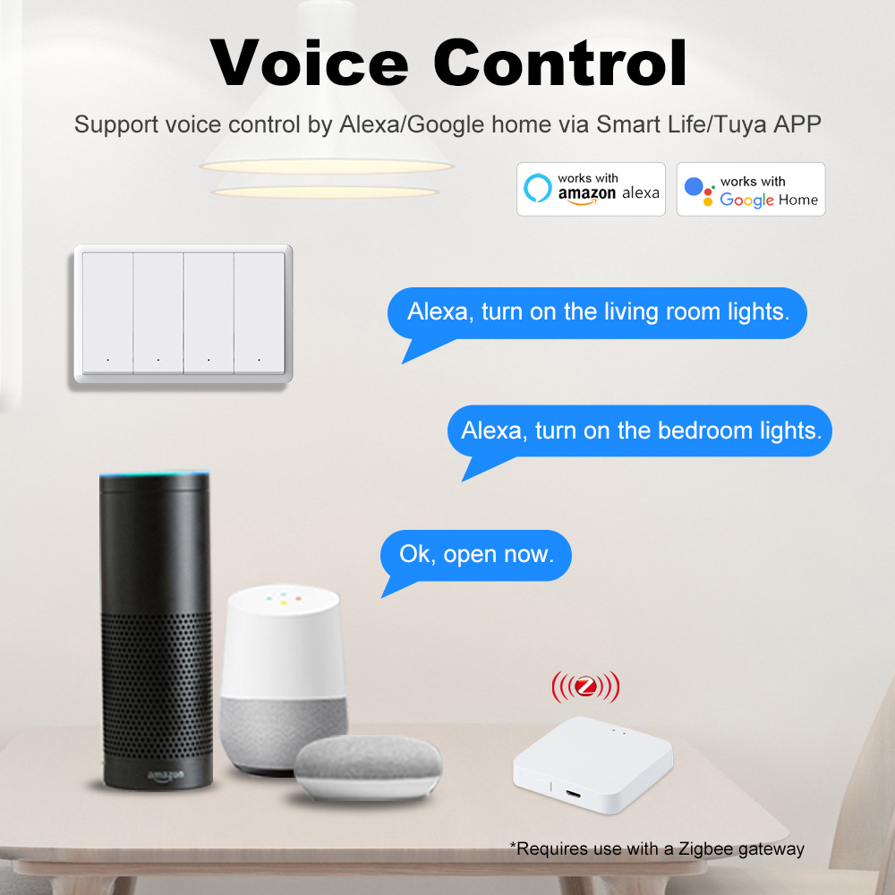 Manhot Smart zigbee Switch No  - Smart Home Button のレビューと価格