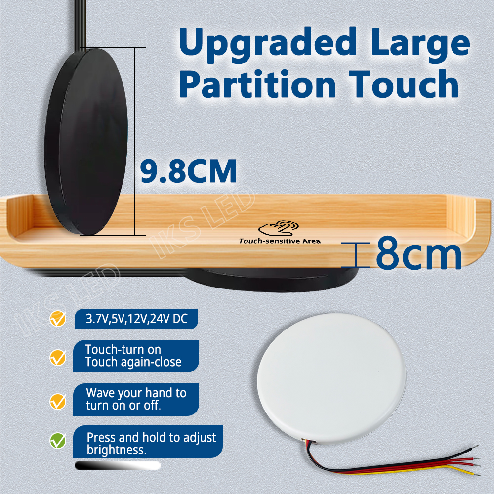 5V 12V 24V  LED Dimmable Touch - Smart Home Touchscreen Control Panel のレビューと価格