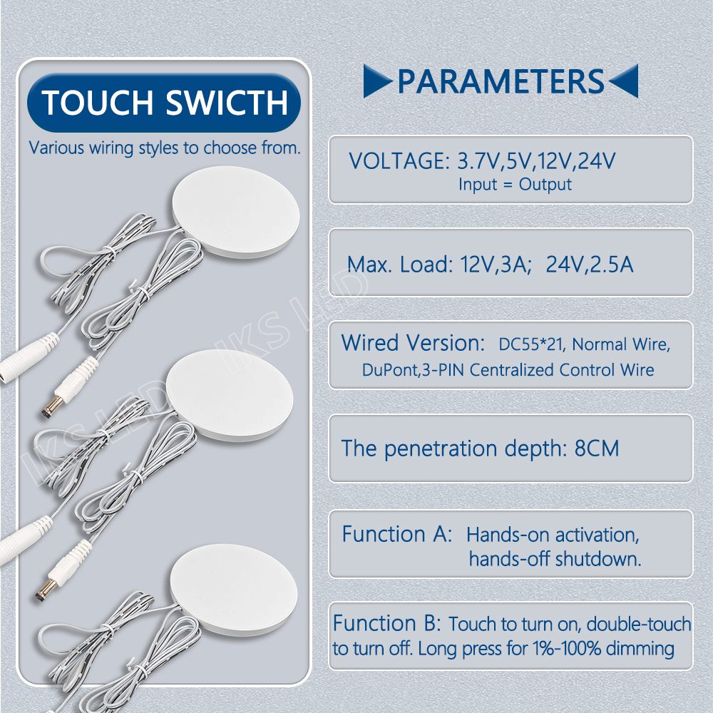 5V 12V 24V  LED Dimmable Touch - Smart Home Touchscreen Control Panel のレビューと価格