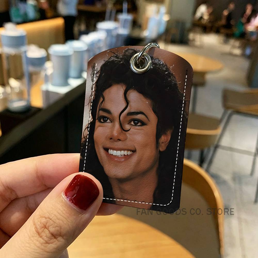 Music Michael J-Jackson PU Lea - Smart Home Key のレビューと価格