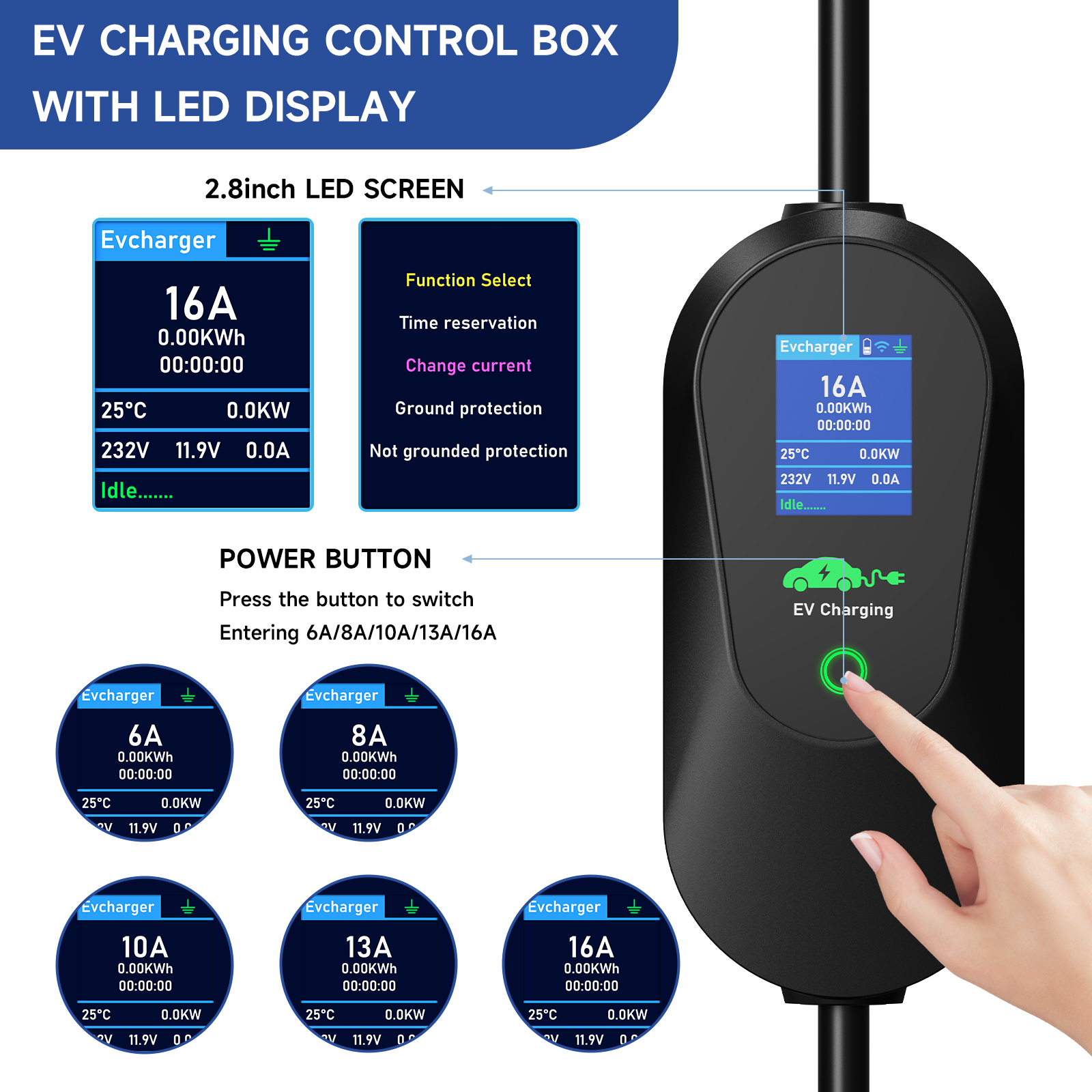 AFYEEV 3600W Portable Type 2 I - Wifi Smart Plug のレビューと価格