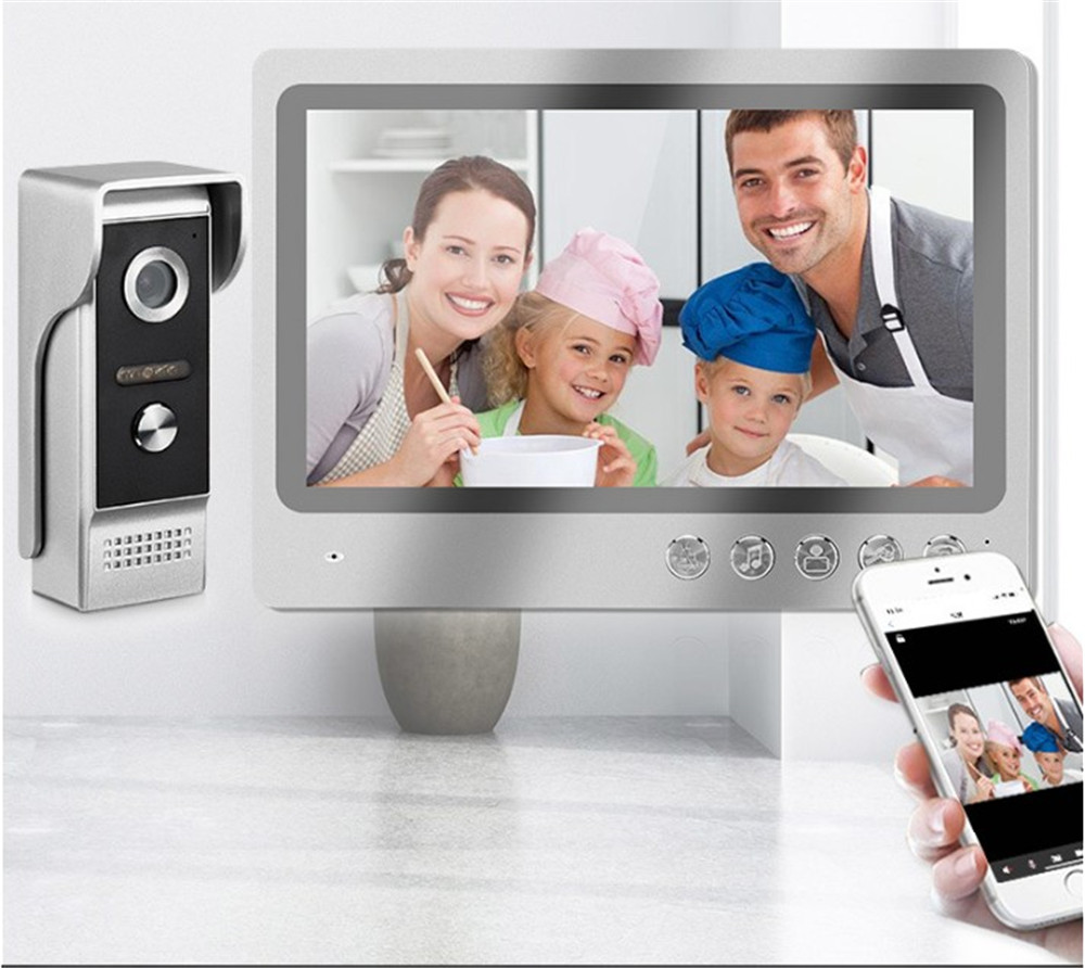 9Inch HD Screen Tuya APP Wired - Wifi Doorbell Camera のレビューと価格