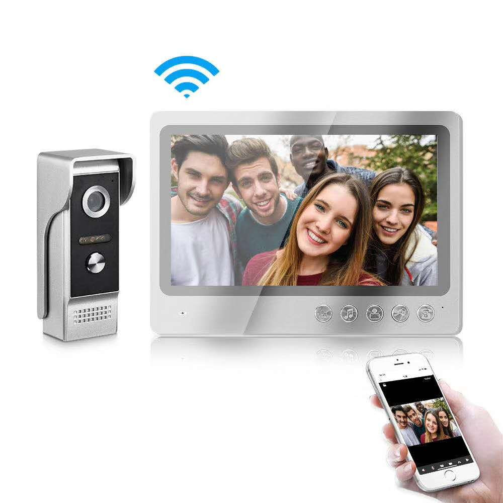 9Inch HD Screen Tuya APP Wired - Wifi Doorbell Camera のレビューと価格