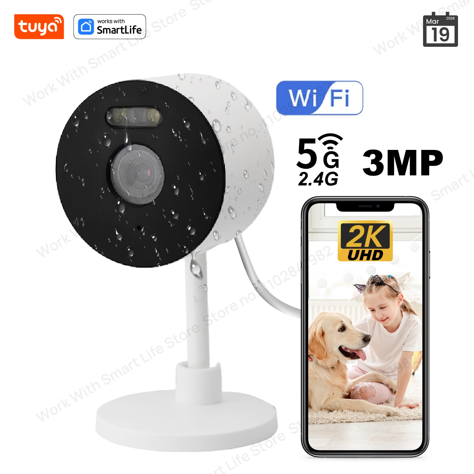 3MP HD Tuya Smart Indoor/Outdo - Smart Home Windows App のレビューと価格