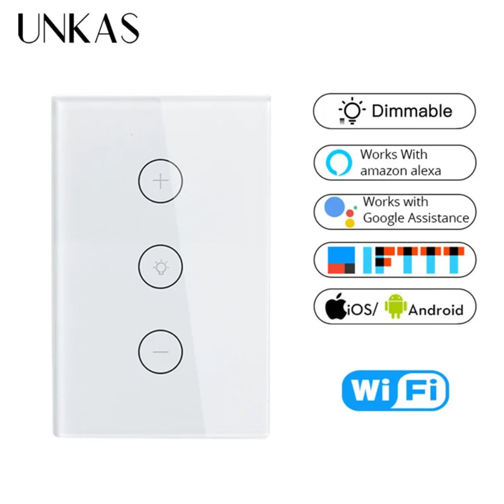 UNKAS Life WiFi Smart Dimmer L - Smart Home Touchscreen Control Panel のレビューと価格