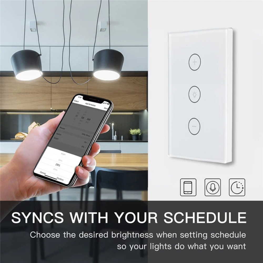 UNKAS Life WiFi Smart Dimmer L - Smart Home Touchscreen Control Panel のレビューと価格