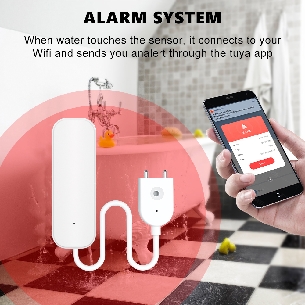WiFi/Zigbee Water Sensor Tuya  - Smart Home Full System のレビューと価格