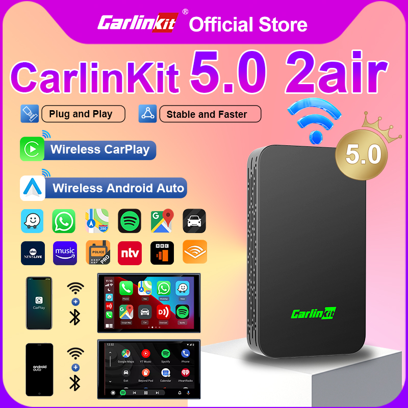 CarlinKit 5.0 Wired to Wireles - Wifi Smart Plug のレビューと価格