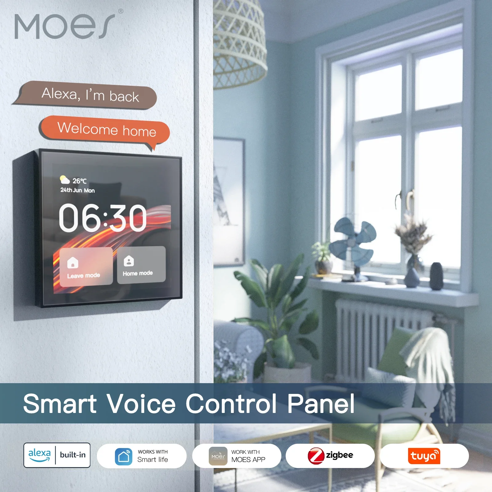 MOES Tuya wifi Multi-functiona - Smart Home Touchscreen Control Panel のレビューと価格