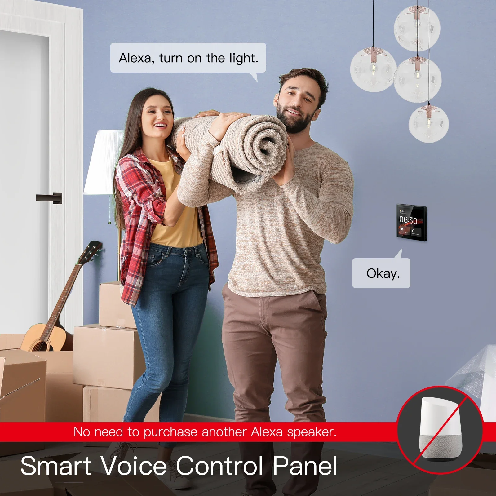 MOES Tuya wifi Multi-functiona - Smart Home Touchscreen Control Panel のレビューと価格