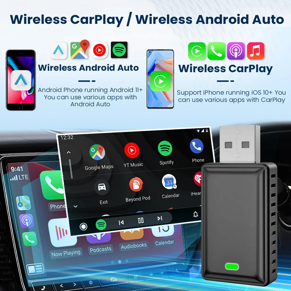 Wireless Carplay Adapter Wirel - Wifi Smart Plug のレビューと価格