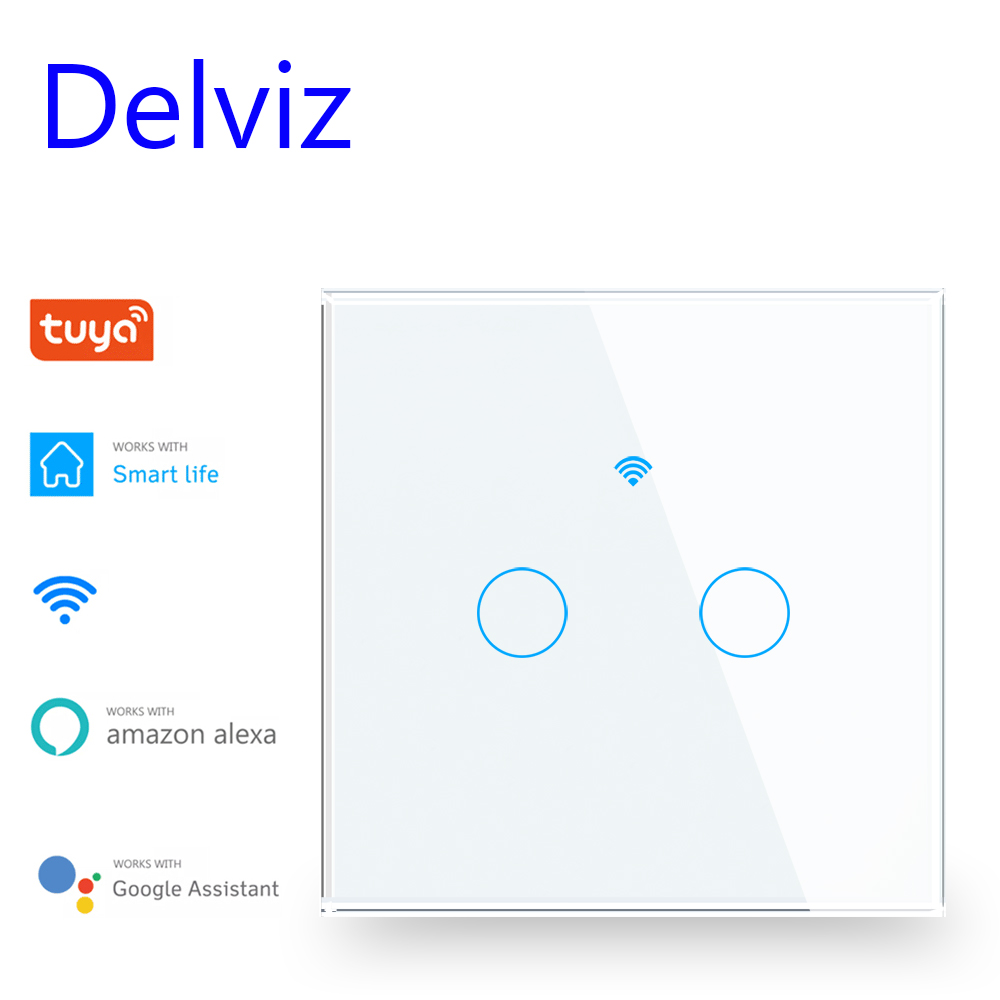 Delviz WiFi Wall Light Switch, - Smart Home Touchscreen Control Panel のレビューと価格