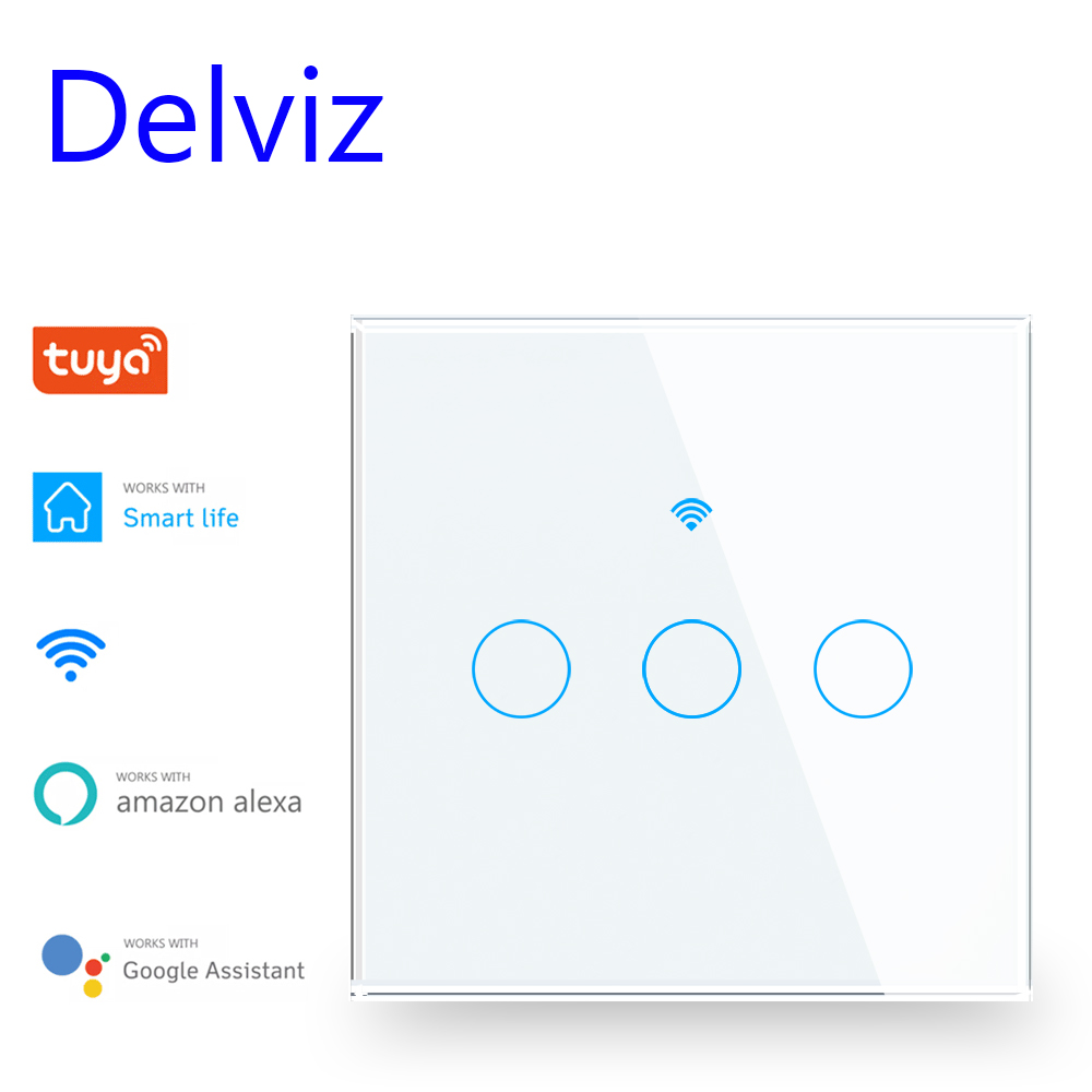 Delviz WiFi Wall Light Switch, - Smart Home Touchscreen Control Panel のレビューと価格