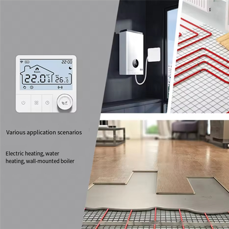 B04C-Battery-Powered Tuya Smar - Wifi Thermostat のレビューと価格