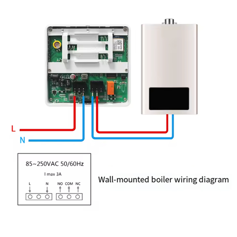 B04C-Battery-Powered Tuya Smar - Wifi Thermostat のレビューと価格