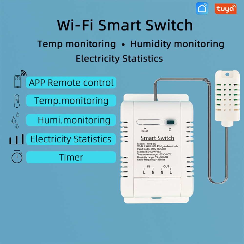 WiFi TH-16 Switch Tuya Wireles - Wifi Thermostat のレビューと価格