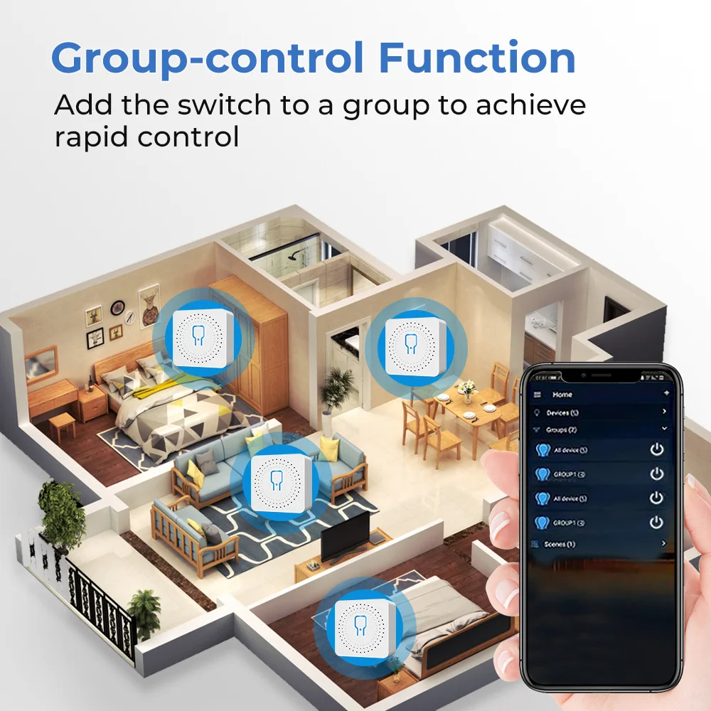 For Tuya Mini Smart WiFi Switc - Smart Home Button のレビューと価格