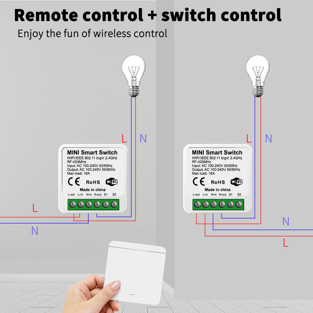 Tuya WiFi Smart Light Switch S - Smart Home Button のレビューと価格