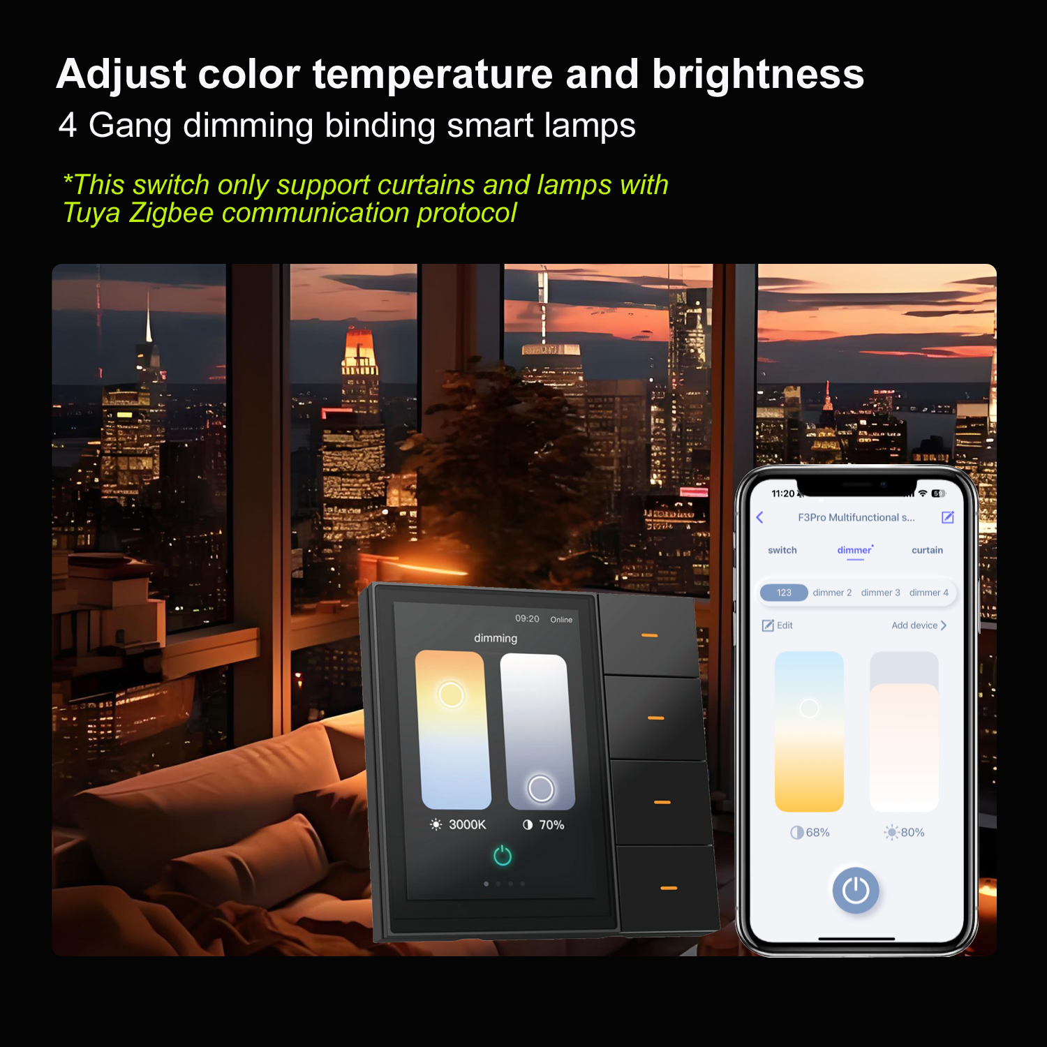 F3-pro Tuya Smart Panel ZigBee - Smart Home Touchscreen Control Panel のレビューと価格