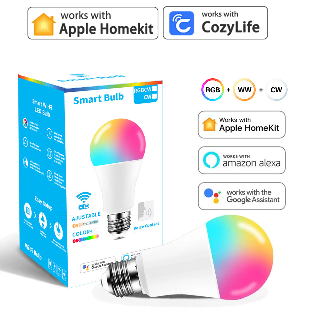 9W WiFi Homekit Light Lamp E27 - Smart Home Apple のレビューと価格