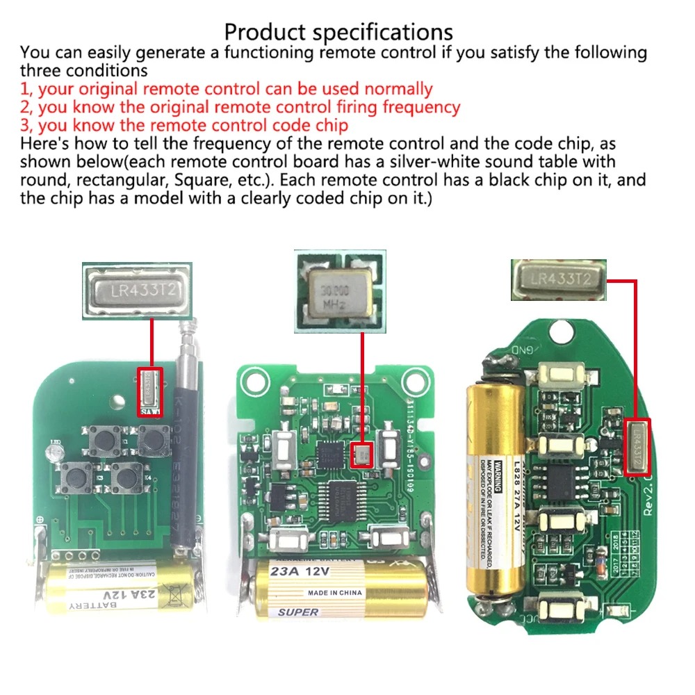 433Mhz RF Remote Control On Of - Smart Home Keyestudio のレビューと価格