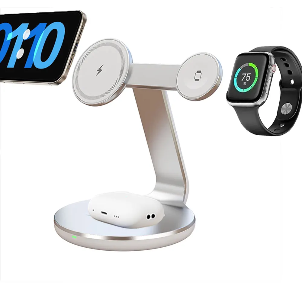 3 in 1 Wireless Charger Stand  - Smart Home Apple のレビューと価格