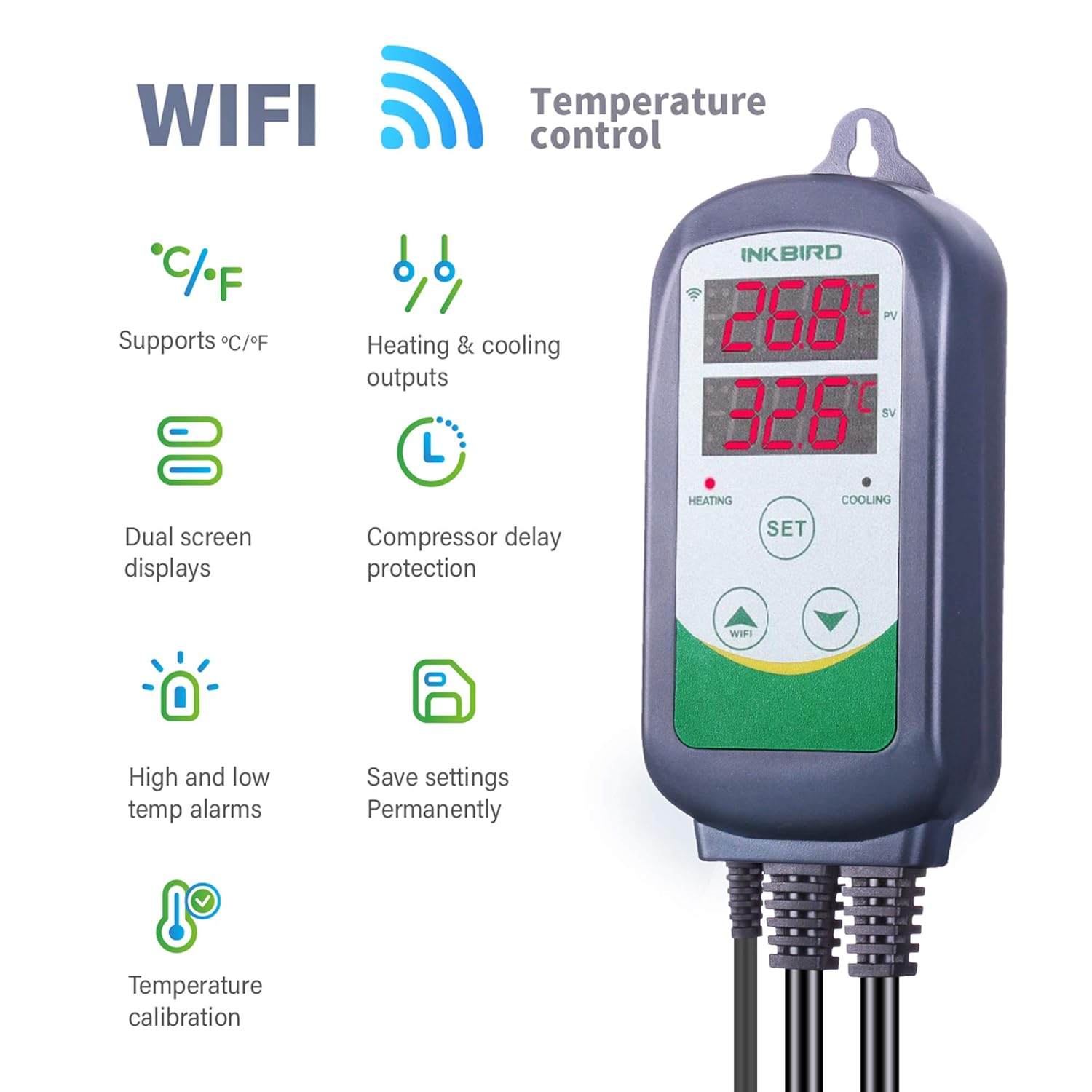 INKBIRD ITC-308-WiFi Digital T - Wifi Thermostat のレビューと価格