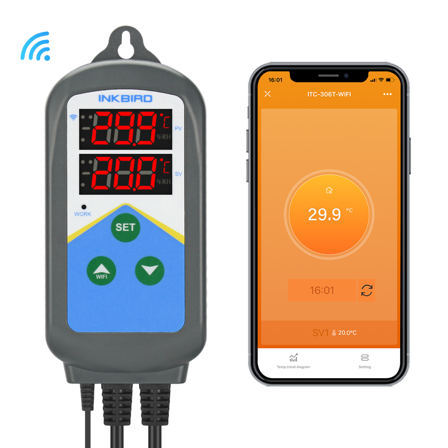 INKBIRD WIFI Thermoregulator I - Wifi Thermostat のレビューと価格