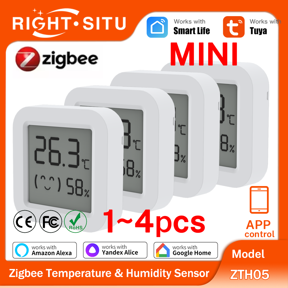1~4PCS Zigbee 3.0 Temperature  - Smart Home Yandex のレビューと価格
