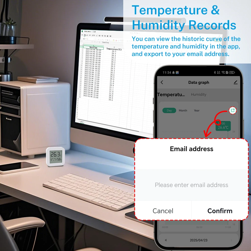 1~4PCS Zigbee 3.0 Temperature  - Smart Home Yandex のレビューと価格