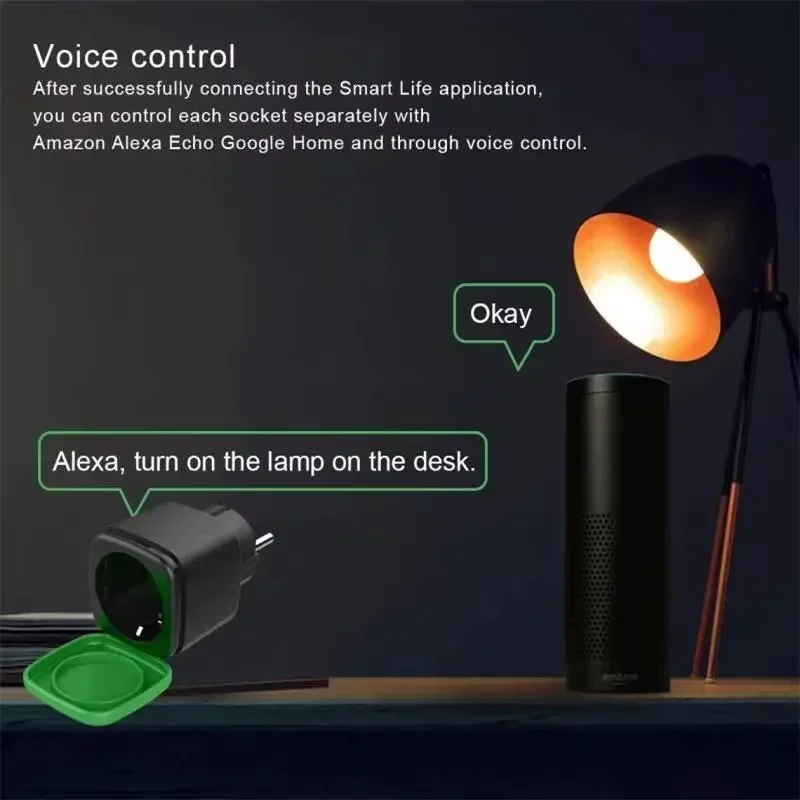 Tuya EU 16A WiFi Smart Waterpr - Wifi Smart Plug のレビューと価格