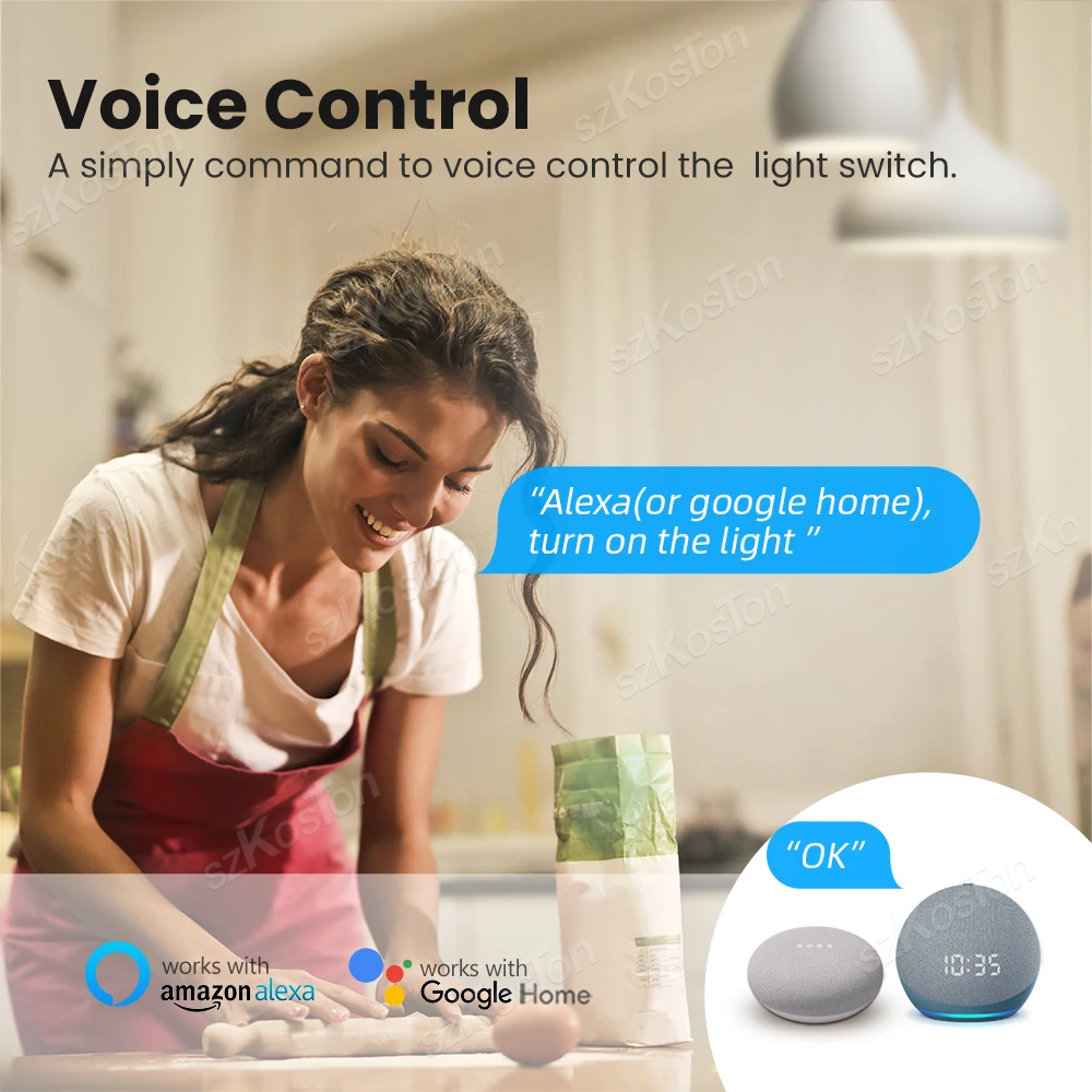 16A Tuya WiFi Smart Switch Mod - Smart Home Button のレビューと価格