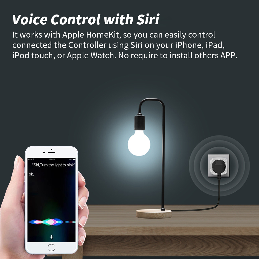 Smart WiFi Homekit EU Plug Soc - Smart Home Apple のレビューと価格