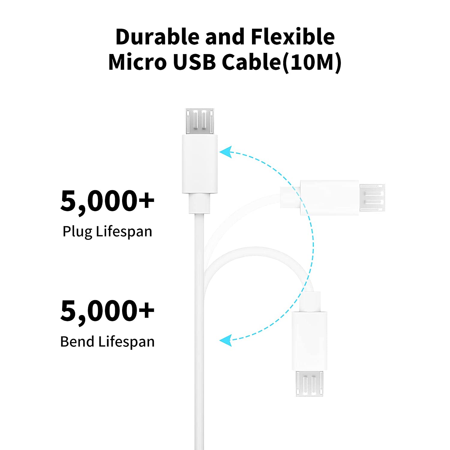 3~13m Micro USB Extension Cabl - Smart Home Os のレビューと価格