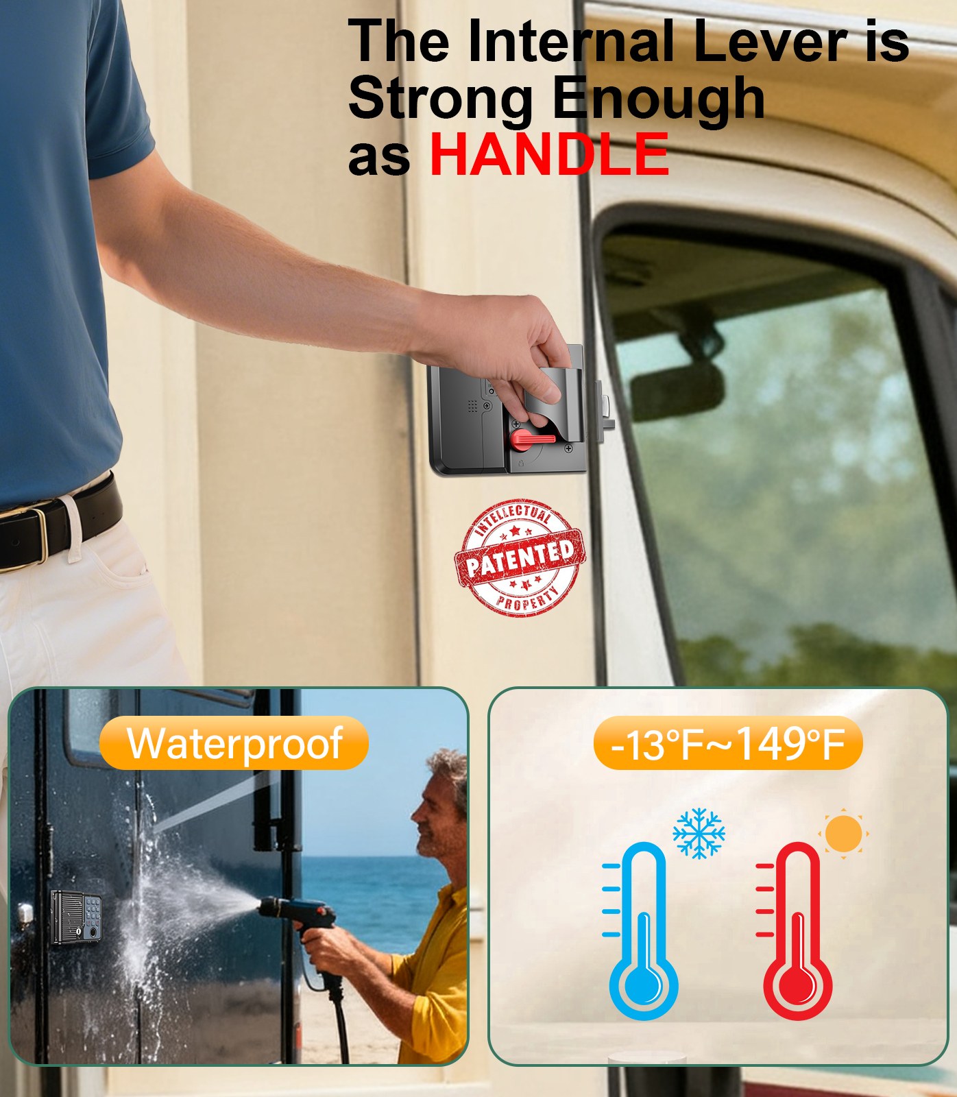 Smart RV Door Locks Keyless En - Smart Home Key のレビューと価格