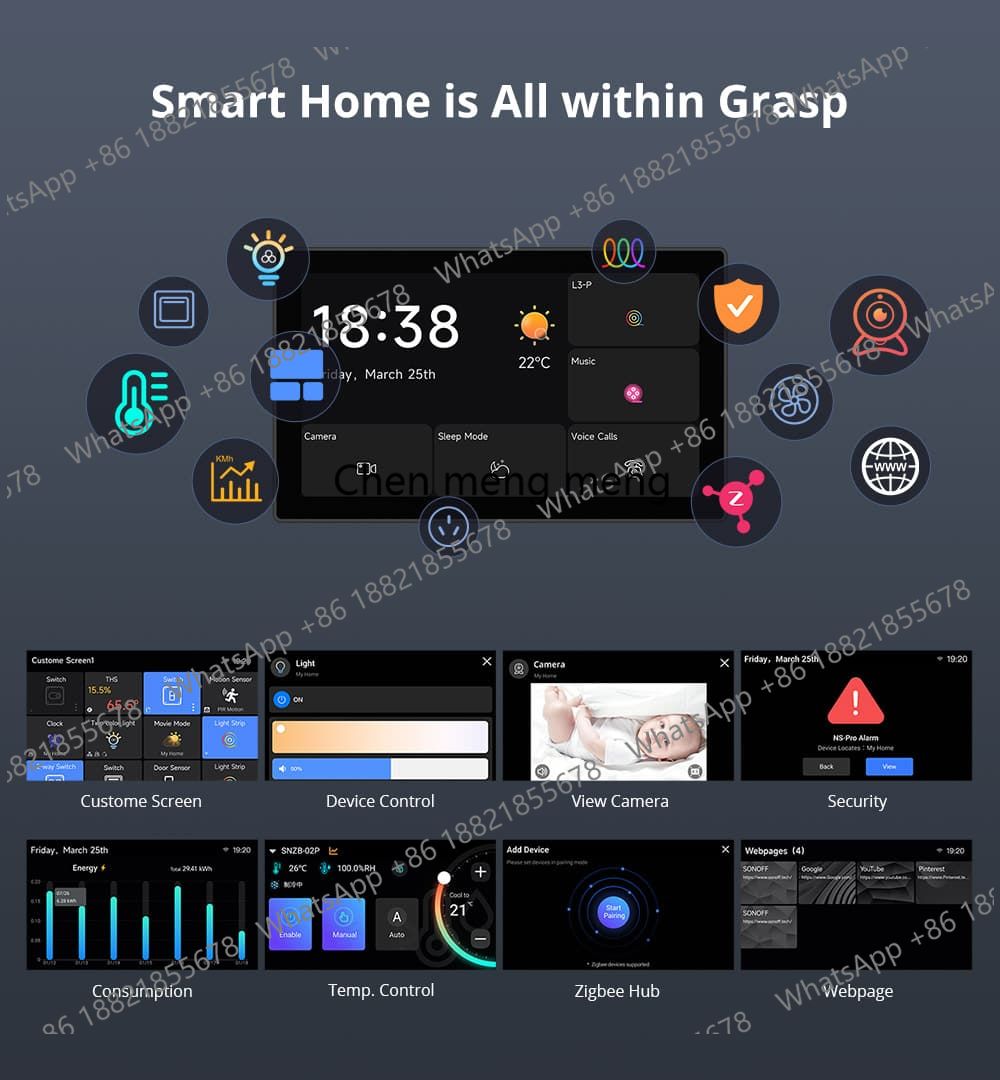 NSPanel Pro 120/86 Smart Home  - Smart Home Touchscreen Control Panel のレビューと価格