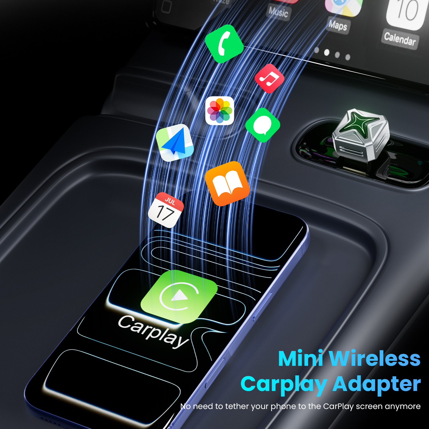 Wireless CarPlay Android Auto  - Wifi Smart Plug のレビューと価格