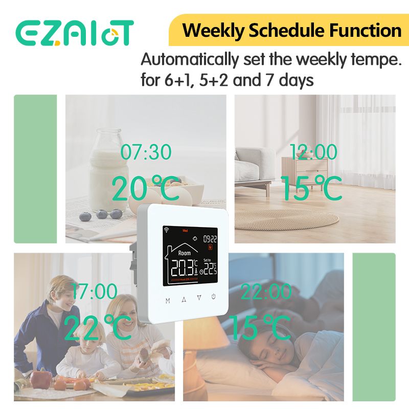 Smart WiFi Thermostat for Elec - Smart Home Yandex のレビューと価格