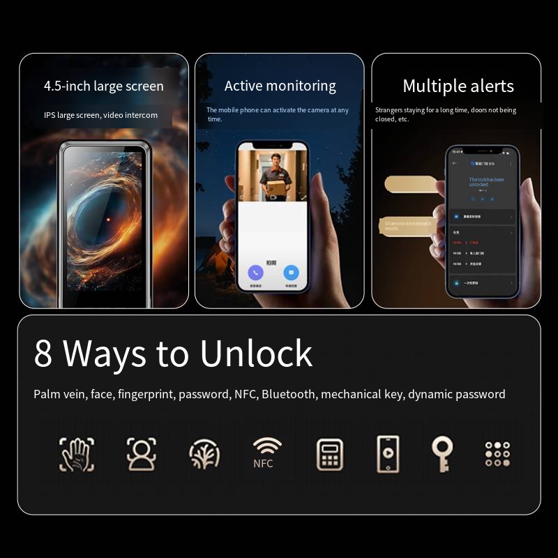 YN S11M Smart Home Digital Ele - Wifi Doorbell Camera のレビューと価格