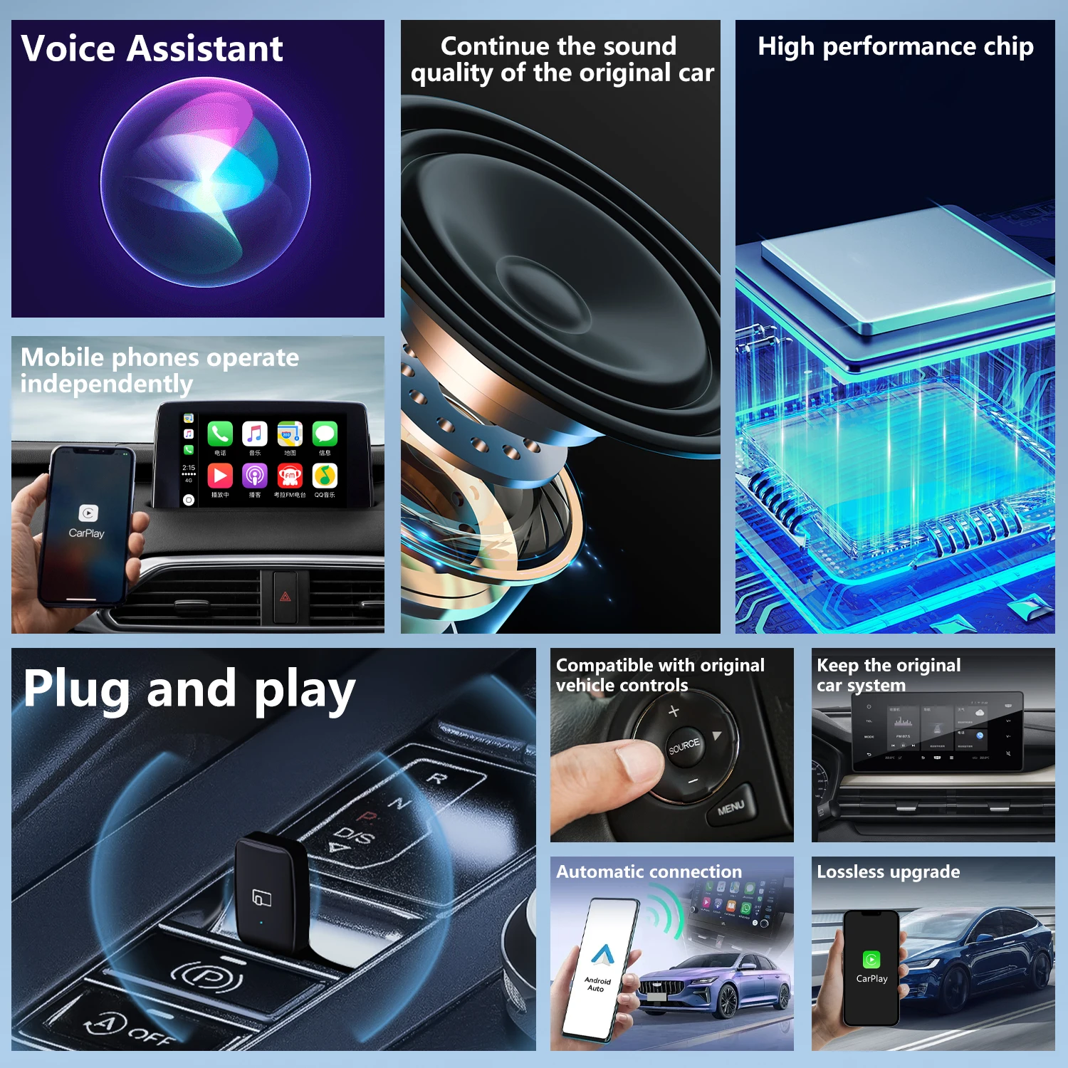 2025 New Wireless Carplay Andr - Wifi Smart Plug のレビューと価格