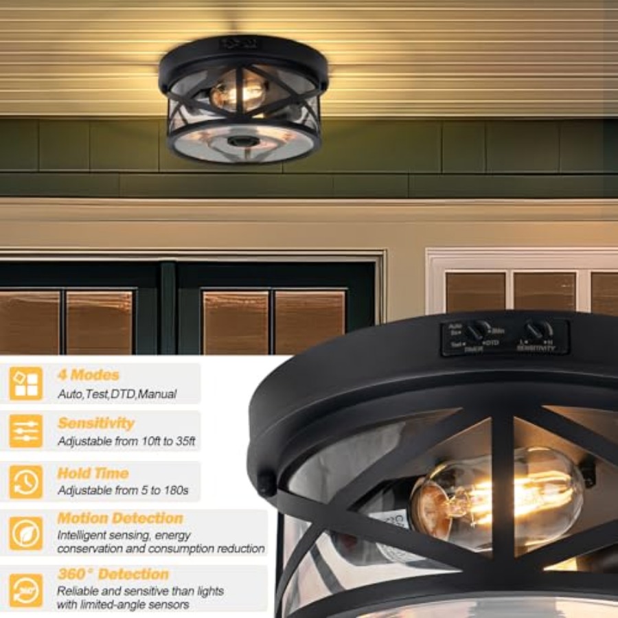 Motion Sensor Outdoor Ceiling  - Motion Sensor Light のレビューと価格